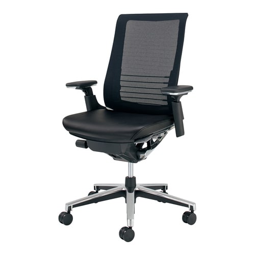 インスパイン ハイバック本体黒可動肘 黒 軟床用