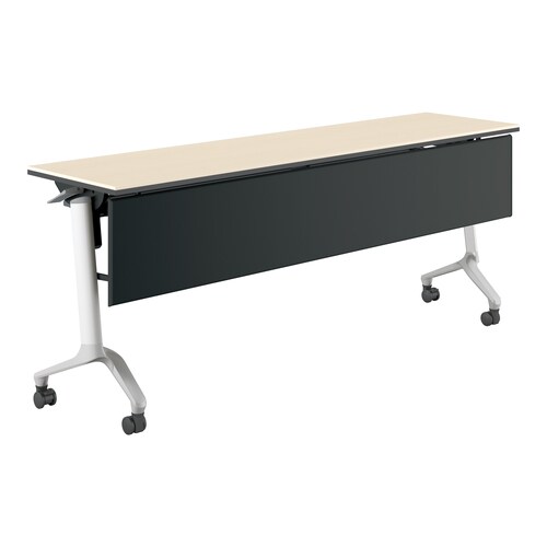 コンフェスト シンプルW18D4薄木目パネル付棚付