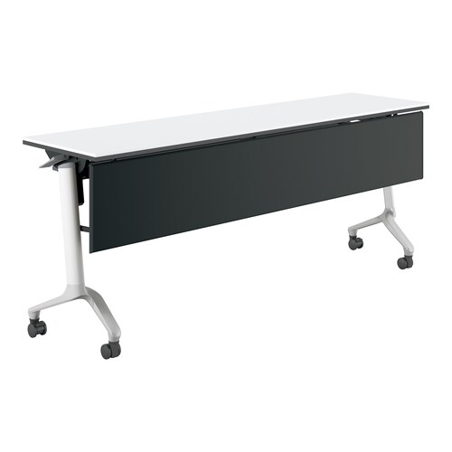 コンフェスト シンプルW18D4白パネル付棚付