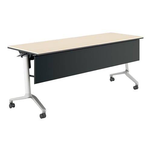 コンフェスト シンプルW18D6薄木目パネル付棚付