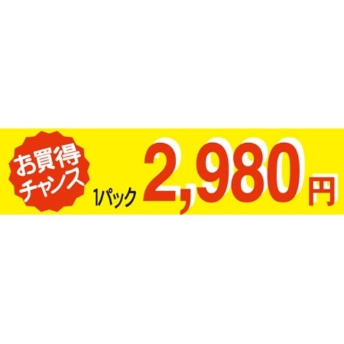 SLラベルお買い得チャンス1パックラベル2980円
