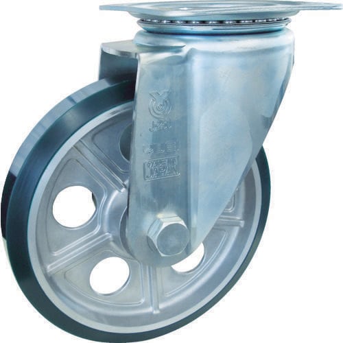アルミホイルウレタンキャスター 自在 AUJ250