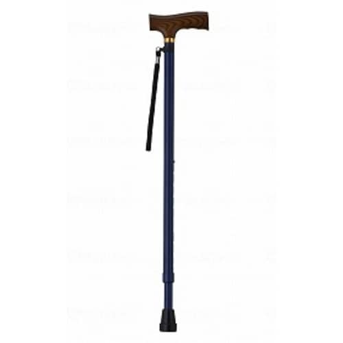 夢ライフステッキ伸縮型ベーシック ネイビー×2