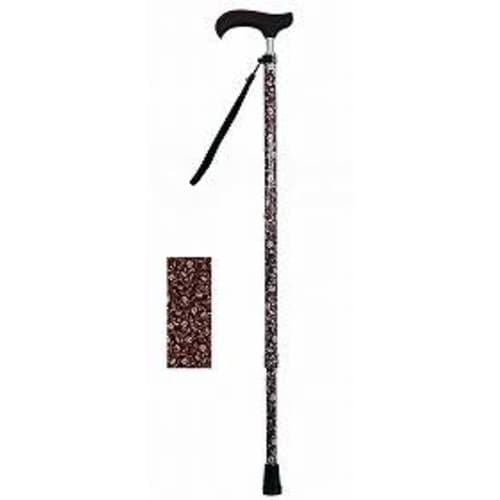 スリムネック伸縮スリム(柄) ワインアラベスク×2