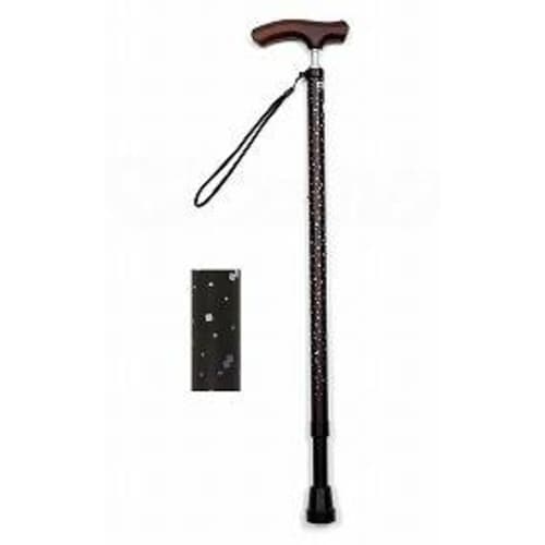 スリムネック伸縮ベーシック(柄) ブラックドット