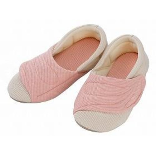 ワイドベルトワッフル(両足)ピンク/左LL/右M