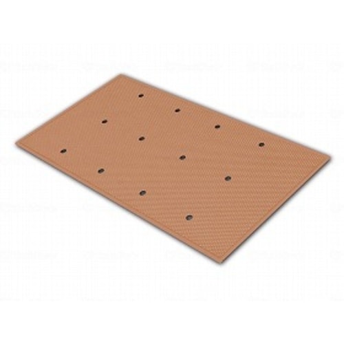 ダイヤミニマット穴開きタイプ/ブラウン/30cm