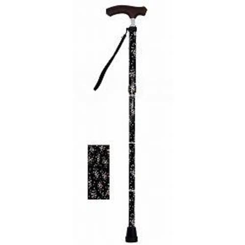 スリムネック折畳ベーシック(柄) カスミブラック