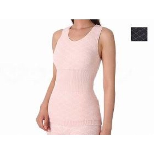 婦人用ノースリーブ/ブラック/L−LL×3