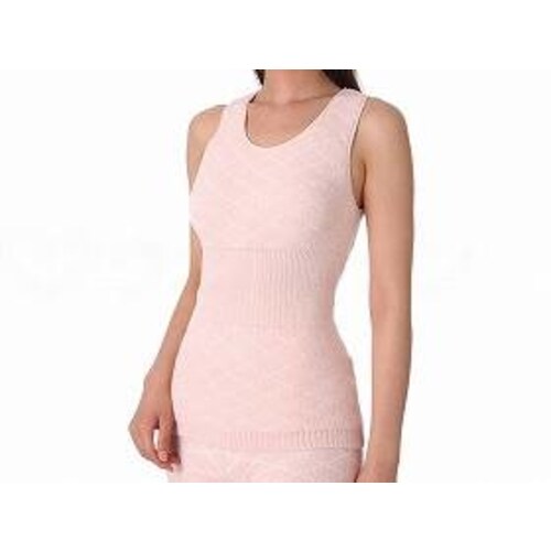 婦人用ノースリーブ/ピーチ/M−L×3