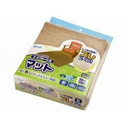 テイコブポータブルトイレ用マット/ベージュ×2