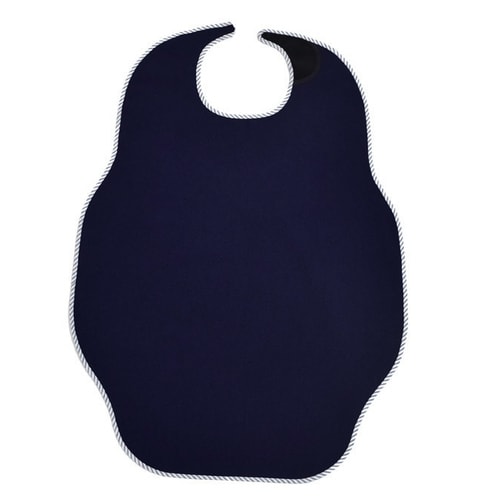 食事前掛 防水タイプ/ネイビー×3