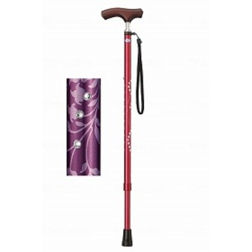 キララ・ケイン/宝石柄 紫