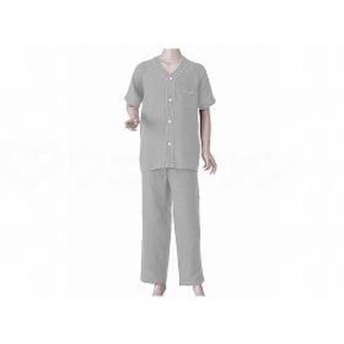 紳士 楽らくガーゼパジャマ半袖/グレー/LL×2