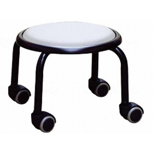 ローキャスター ボン ホワイト ブラック×2