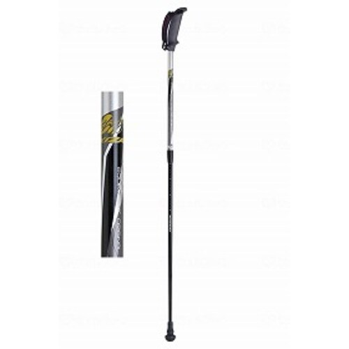 歩ミングポール2段コマ式伸縮ポール ブラック