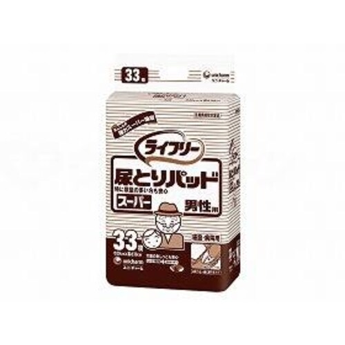 尿とりパッドス−パ− 男性用 33枚入×6個×2