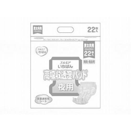 いちばん高吸収透湿パッド 男女共用 4袋/ケース