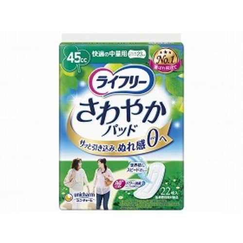 さわやかパッド快適の中量用 22枚入×12個×2