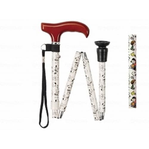 スヌーピー ステッキ(折りたたみ)/仲間柄×2