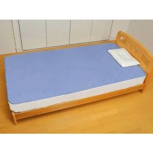 デニム防水シーツ(全面ボックスタイプ) ブルー