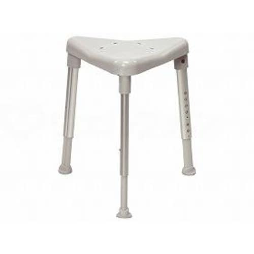 三角座面のシャワーチェア「エッジ」/グレー