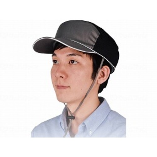 おでかけヘッドガード反射材付 グレー S