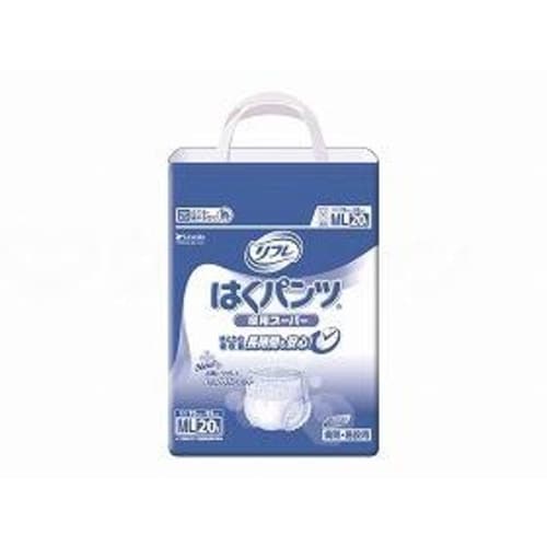 はくパンツ 夜用スーパー ML 20枚入×4個