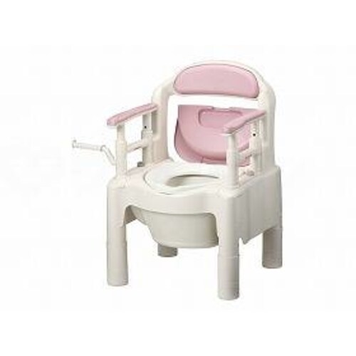 ポータブルトイレちびくまくん870−124さくら色