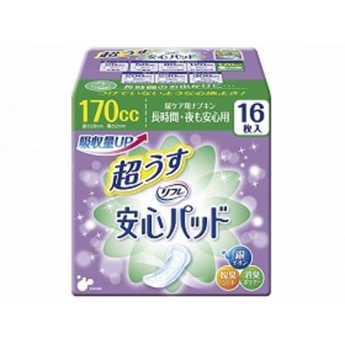 超うす安心パッド 170cc 16枚入×24個