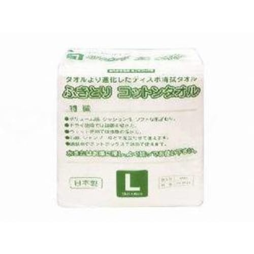 ふきとりコットンタオル/50枚入×24個/L