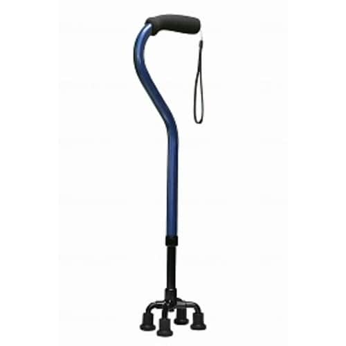 軽量四点杖アルキメイト/ブルーマリーヌパール/M