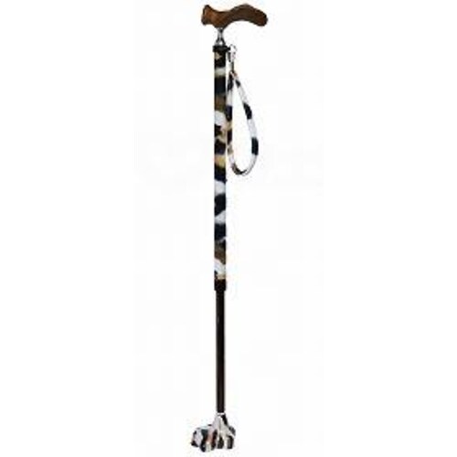 猫の手ステッキ 三毛猫柄 左手用