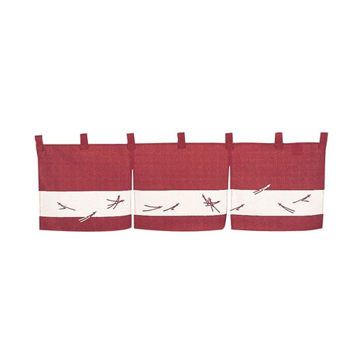 半間のれん 松葉ちらし 118−01 えび茶