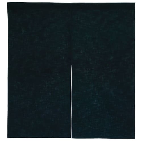 半間のれん 綿麻無地 001−04 黒