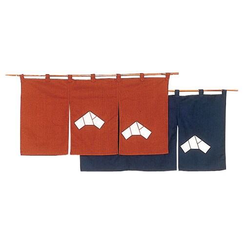 半間のれん 文(ふみ)107−02 紺