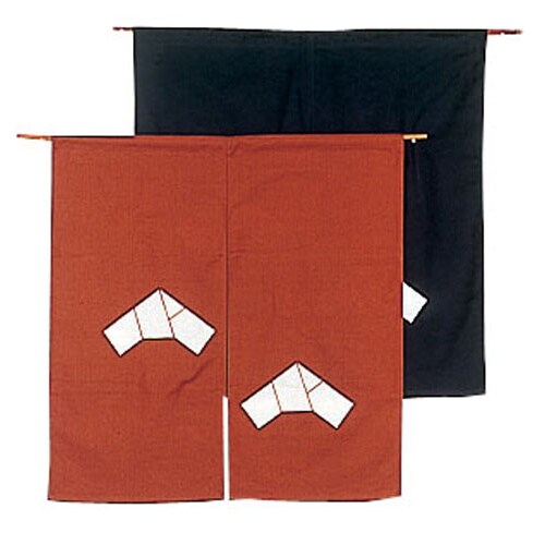 半間のれん 文(ふみ)107−04 紺