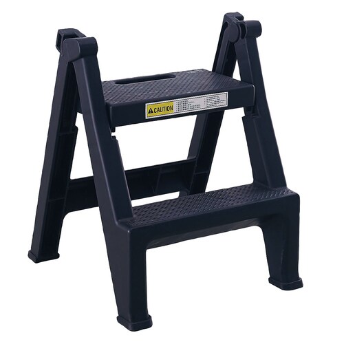 折りたたみステップツール 2段 6932 ブラック