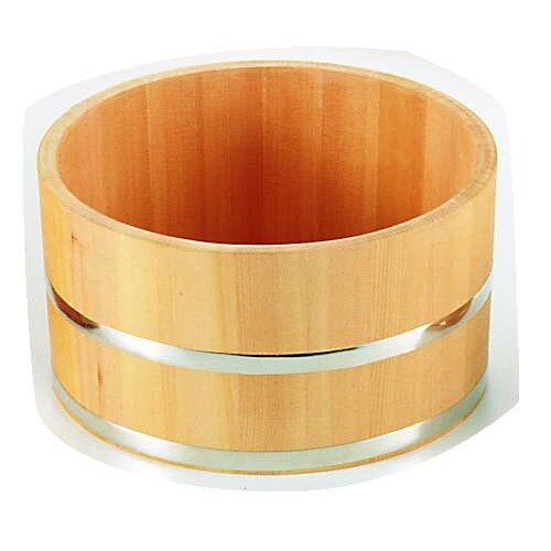 サワラ 湯桶(ステンレスタガ)