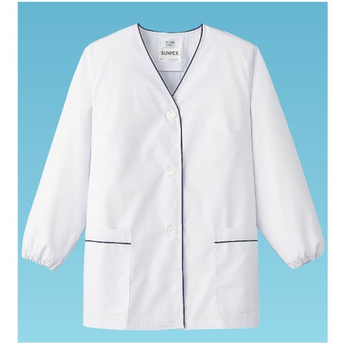 白衣・長袖 FA−380(ホワイト)M