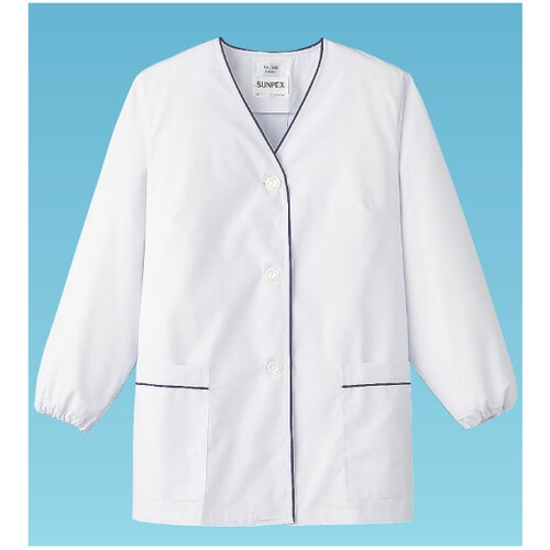 白衣・長袖 FA−380(ホワイト)3L