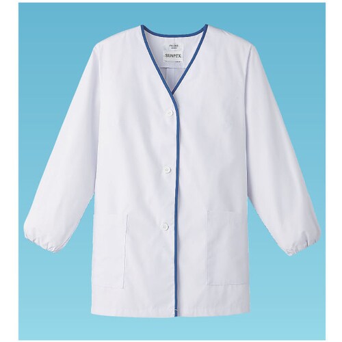 女性用デザイン白衣 長袖 FA−348 3L