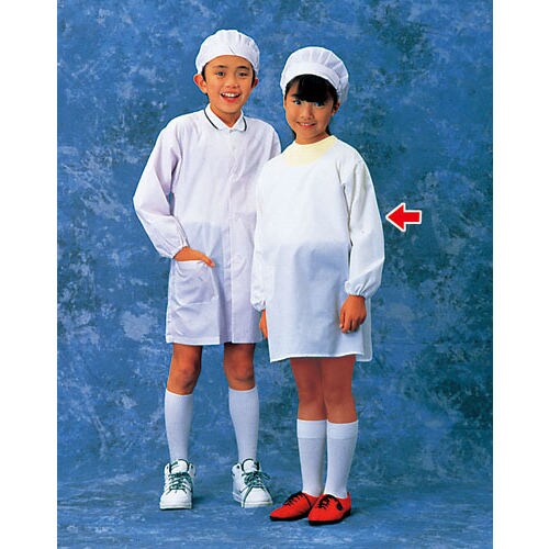 学童給食衣(ホワイト)SKV361 4号