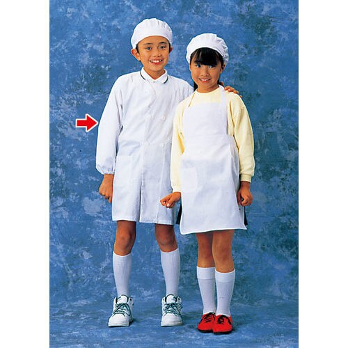 学童給食衣(ホワイト)ダブルSKV359 6号