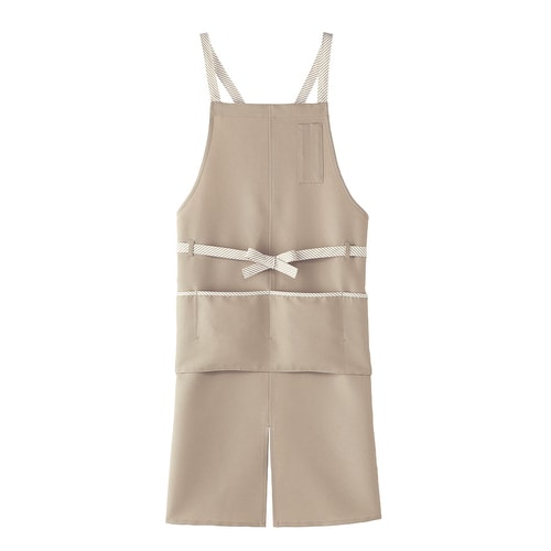 アンクル加工エプロン CA−1413 M ベージュ