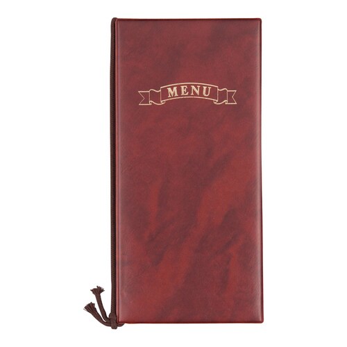 メニューブック スタンダード 小 ブラウン