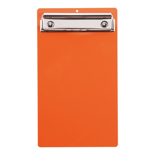 アクリル会計クリップ 〈大〉 オレンジ