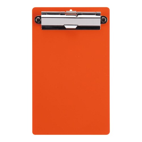 アクリル会計クリップ 〈中〉 オレンジ