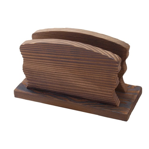 メニューブック立 焼杉−13