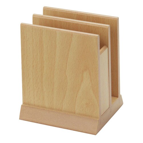 木目柄メニュー&ナフキンスタンド MD−1W 白木